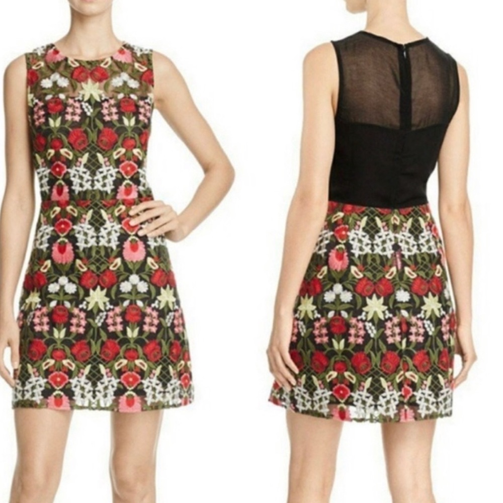 NWOT 🎉HP🎉 Lucy Paris Embroidered Mesh Mini Dress